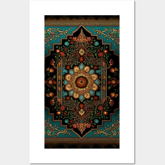 Persian carpet design 4 Wall Art by redwitchart